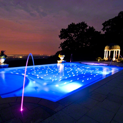 Fuente flujo Laminar Grande LED Color  CLSLL